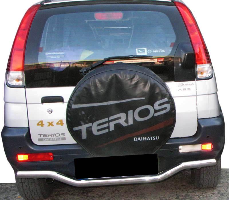 Задняя дуга AK007 CAN для Daihatsu Terios 2003-2005 гг. нержавеющая сталь Хром