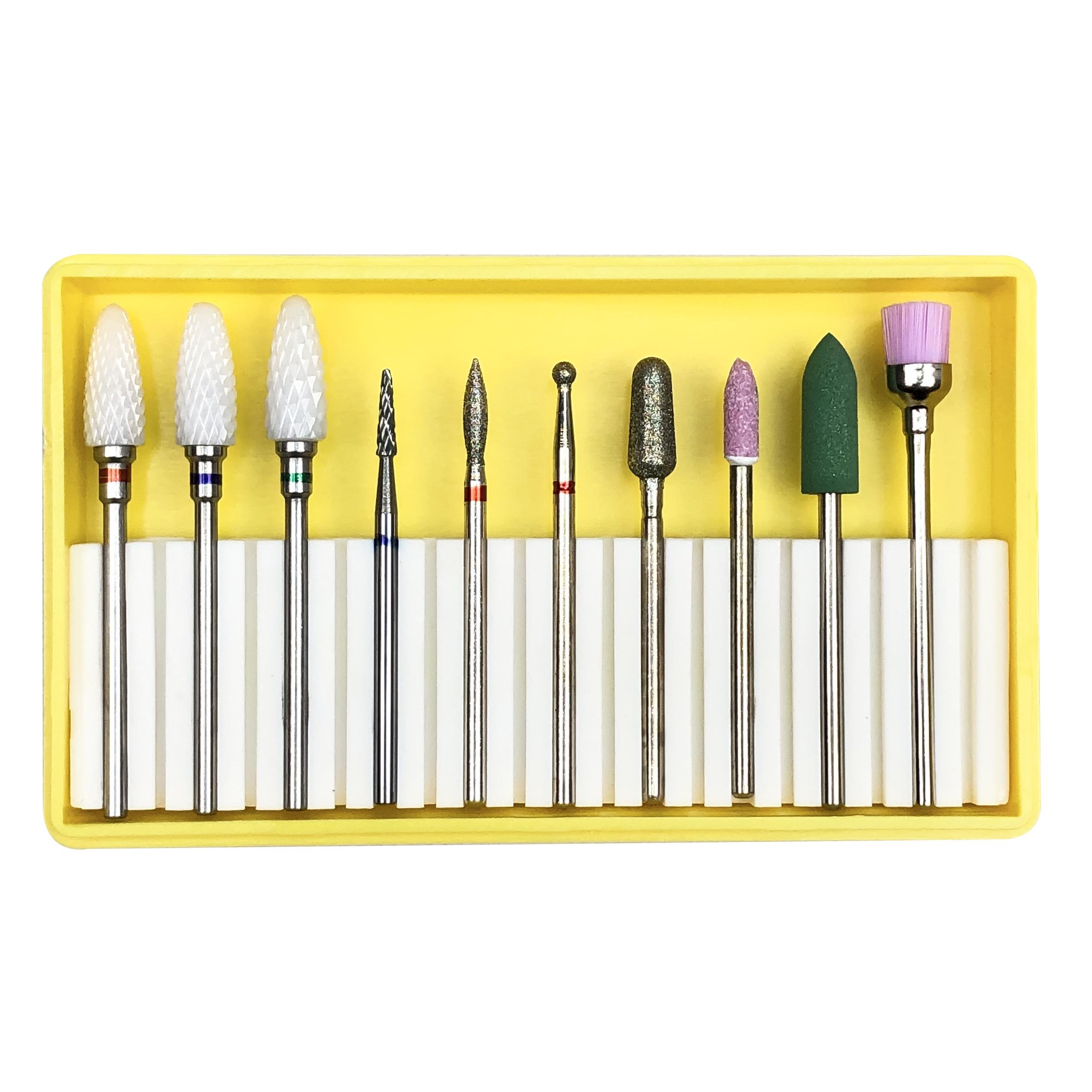 Набор фрез для маникюра насадка/аппаратный маникюр/наращивание/коррекция ногтей (BH-01) - фото 2 Набор фрез для маникюра насадка/аппаратный маникюр/наращивание/коррекция ногтей (BH-01) - фото 2