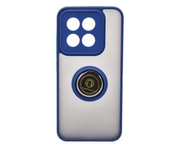 Чехол-накладка TPU Color Matte Ring для Xiaomi 14 Синий