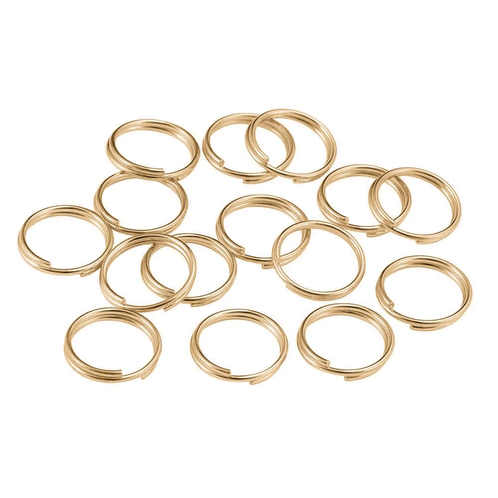 Кольцо 12 мм 10 шт. Gold