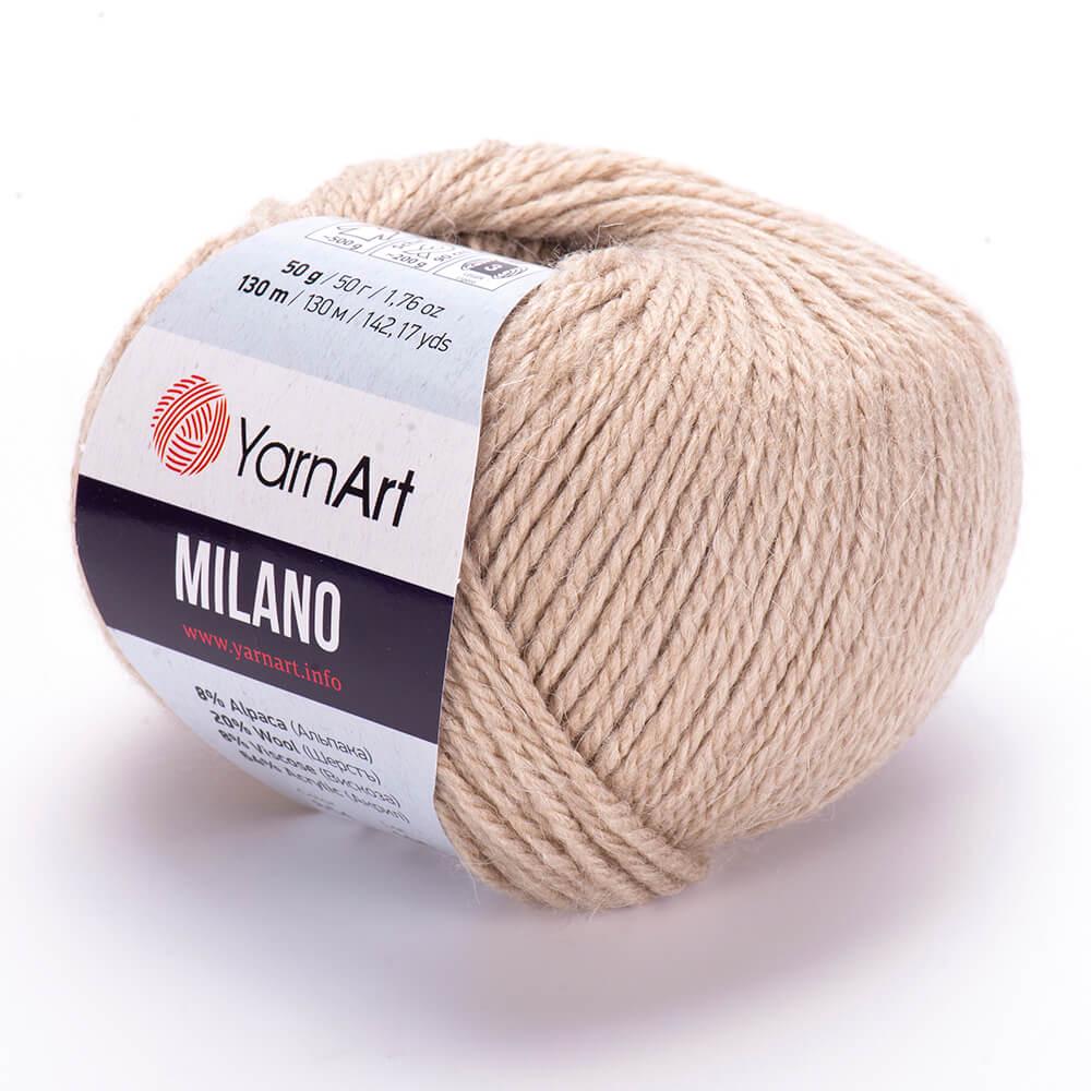 Пряжа YarnArt Milano 854 Светлый беж (6141)