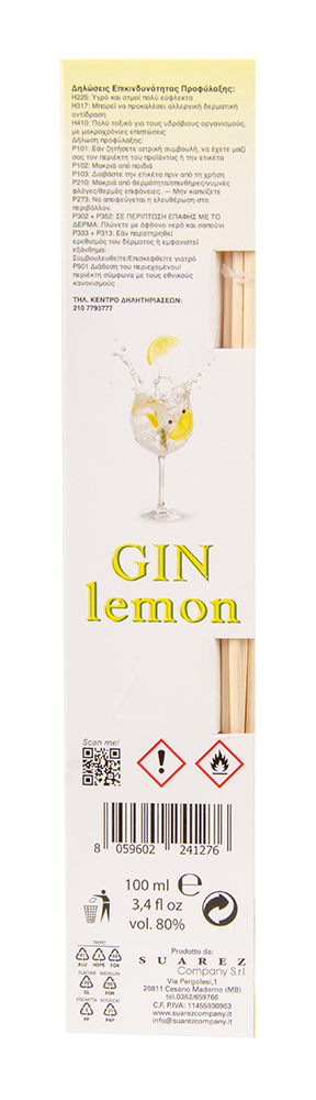 Ароматизатор для дому Sweet Home COCKTAIL GIN LEMON 100 мл - фото 2