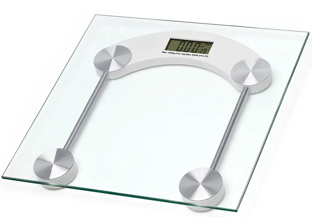 Электронные напольные весы с дисплеем до 180 кг, на батарейках, PH-2015D (L)
