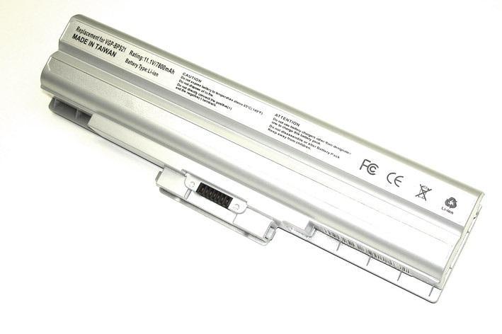 Аккумулятор для ноутбука Sony VGP-BPS13 VAIO VGN-CS 10,8 V Silver 7800 mAh (006611)