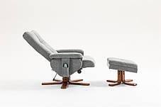 Крісло для відпочинку AVKO Style ARMH 040 з масажем та підігрівом Grey - фото 2