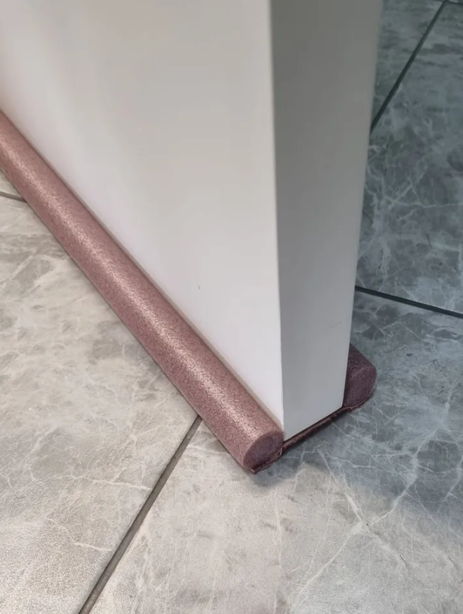 Уплотнитель двойной для низа дверей 95 см Коричневый (2611813507) - фото 3