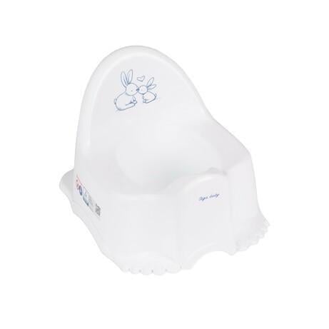 Горшок Tega ЕСО Зайчики PO-059-103 с музыкой Белый (5902963010285)