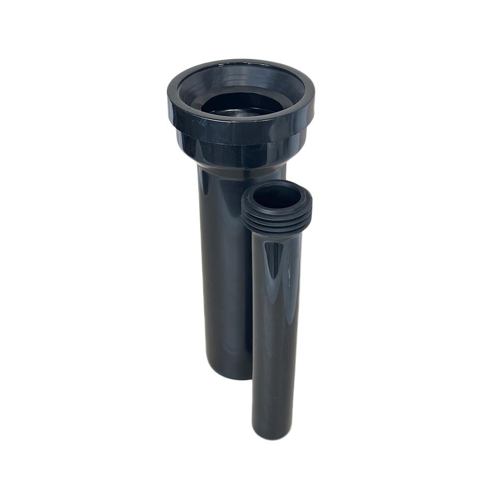 Комплект патрубків Sanpreis для підвісного унітазу Ø 90х350/45х310 мм Чорний Комплект патрубків Sanpreis для підвісного унітазу Ø 90х350/45х310 мм Чорний