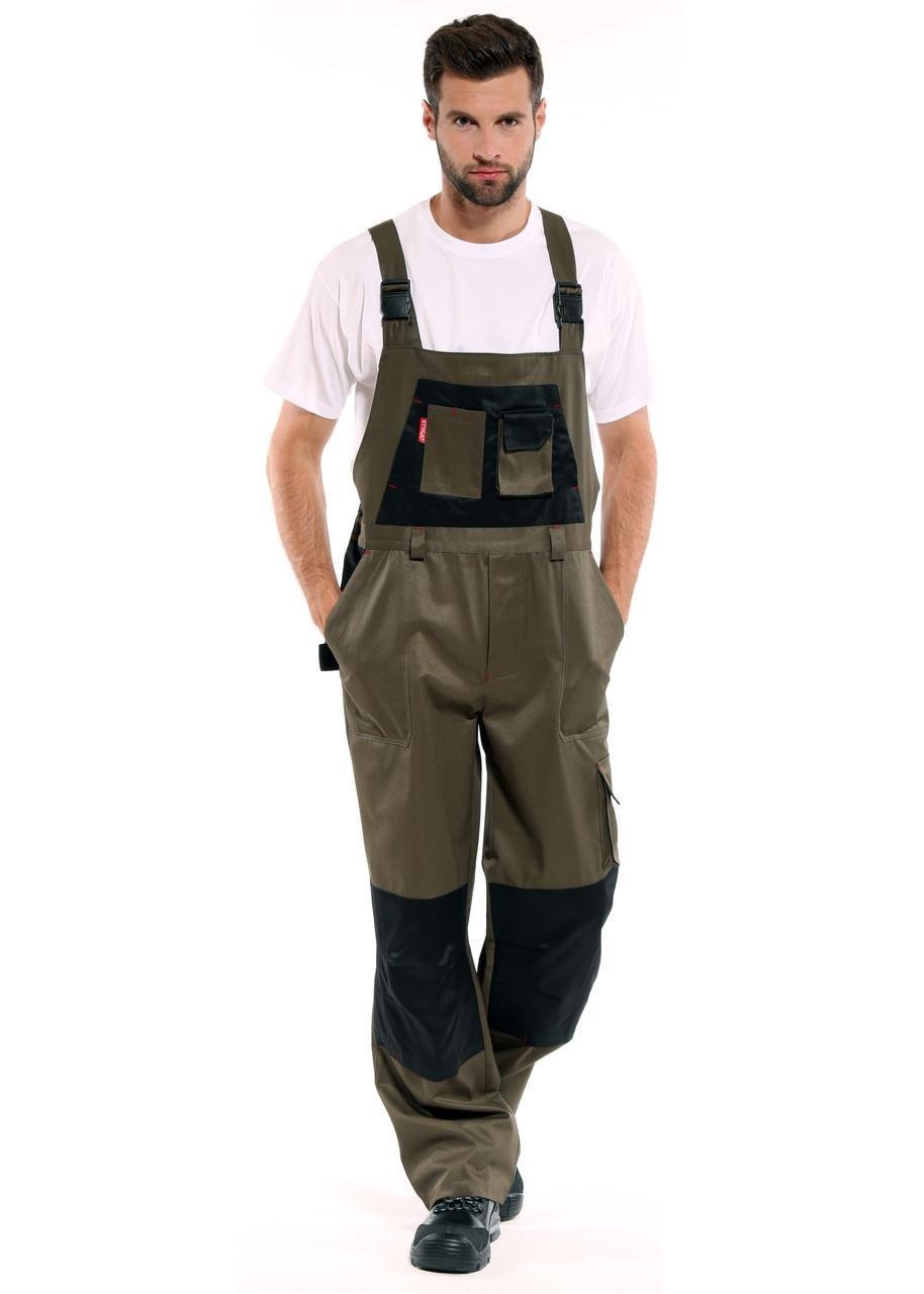 Полукомбинезон рабочий Оптима 1145 р. 60-62 180-191 см Хаки (2272936760) - фото 3