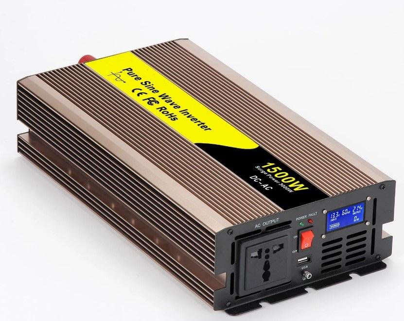 Автомобильный инвертор Pure Sine Wave Inverter 12-220 В 1500 Вт с чистой синусоидой (2104618826) - фото 11 Автомобильный инвертор Pure Sine Wave Inverter 12-220 В 1500 Вт с чистой синусоидой (2104618826) - фото 11