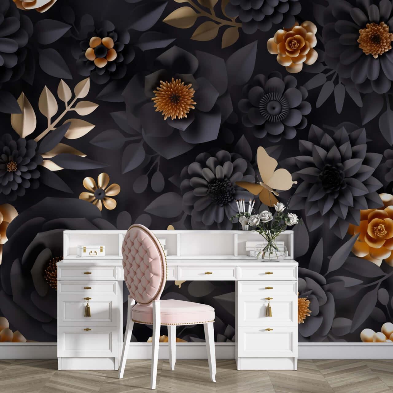 Фотошпалери флізелінові Styleo Print-walls 3D Золотий кошик 062 300х250 см (Pw-062/2)