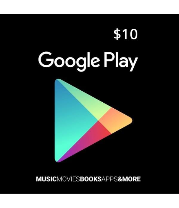 Електронний ключ Google Play Gift Card на 10 usd US-регіон - фото 1