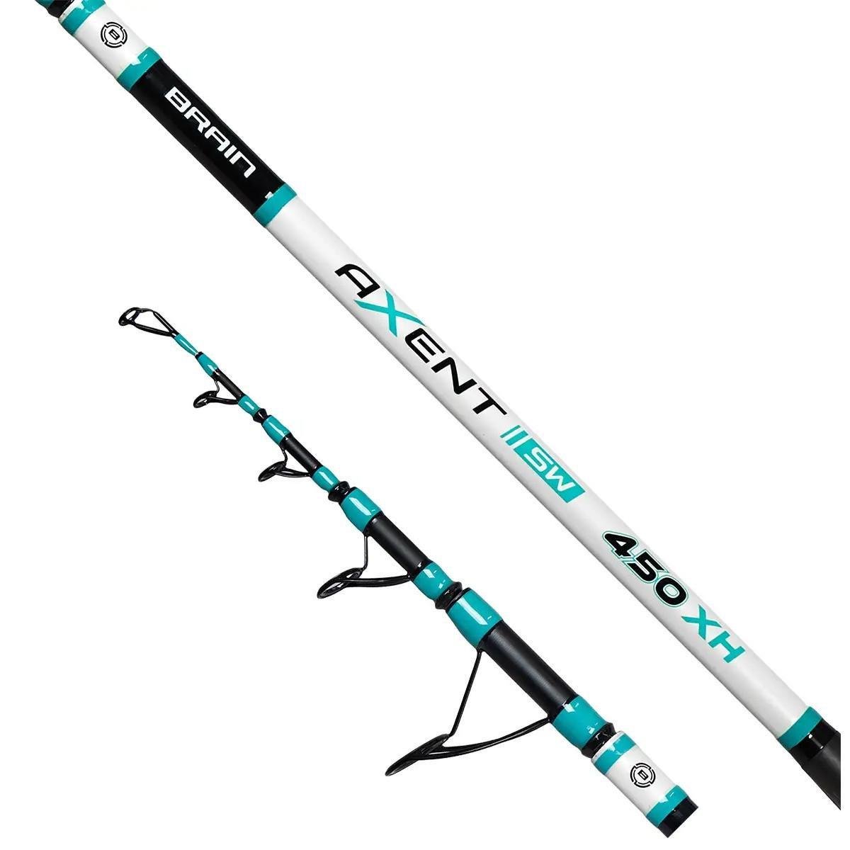 Удилище серфовое Brain Axent Tele Surf 4,50 m max 180g (1982350607) - фото 2