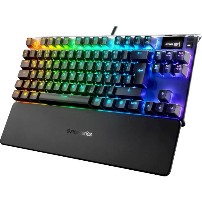 Клавиатура механическая SteelSeries Apex 7 TKL с RGВ-подсветкой проводная USB Черный (64646) - фото 1