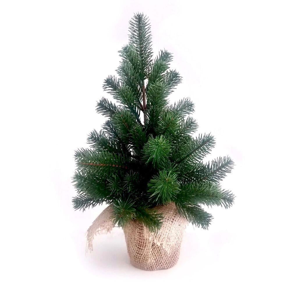 Ялинка лита Premium в мішковині 50 см Зелений (100/50/G) - фото 5