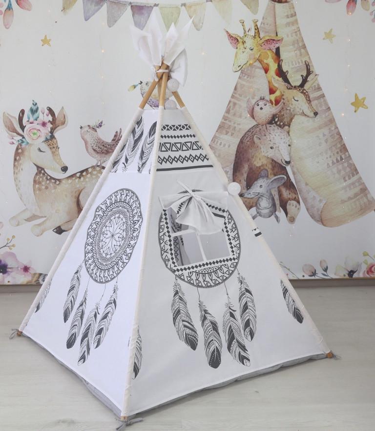 Вігвам для дітей Альбатрос із матрацом і подушками - фото 3 Вігвам для дітей Альбатрос із матрацом і подушками - фото 3