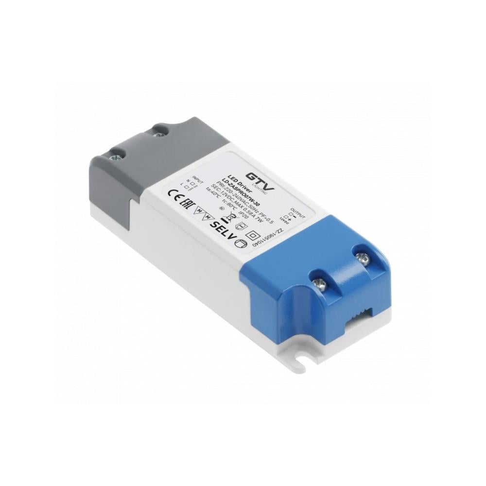 Блок питания LED GTV PRO 12V DC/7W IP20 (LD-ZASPRO07W-30)
