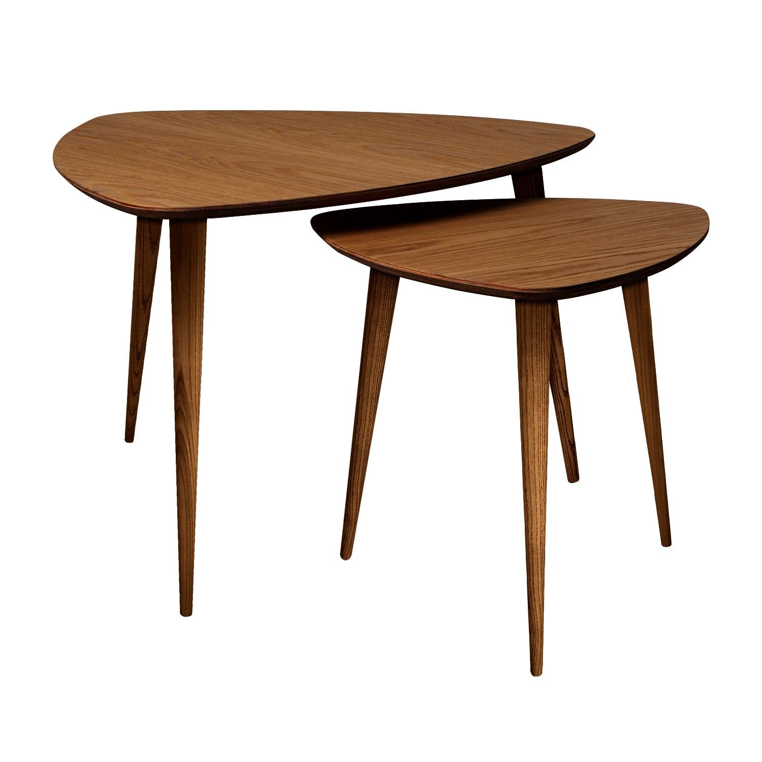 Комплект журнальных столиков FWOOD Delta SET Табак (231023-01)