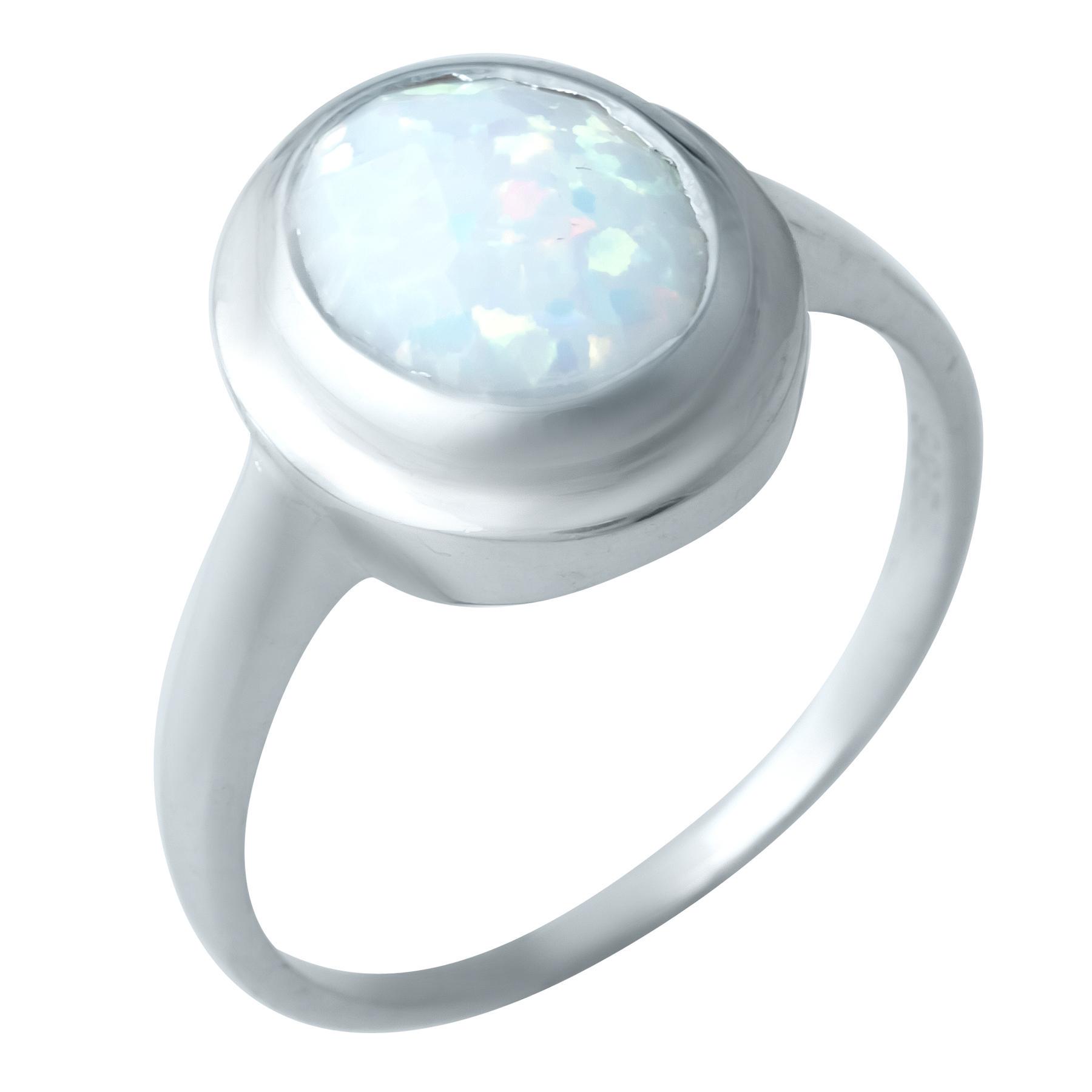 Кольцо серебряное с опалом 1,1 ct 3,14 г р. 18 (1921630)