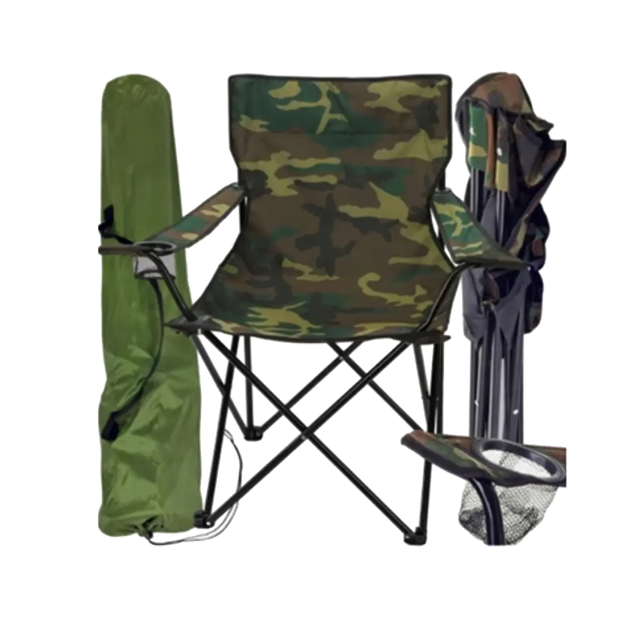 Туристический стул раскладной GardenLine LEZ6858 50x50x80 см Камуфляж (1333)