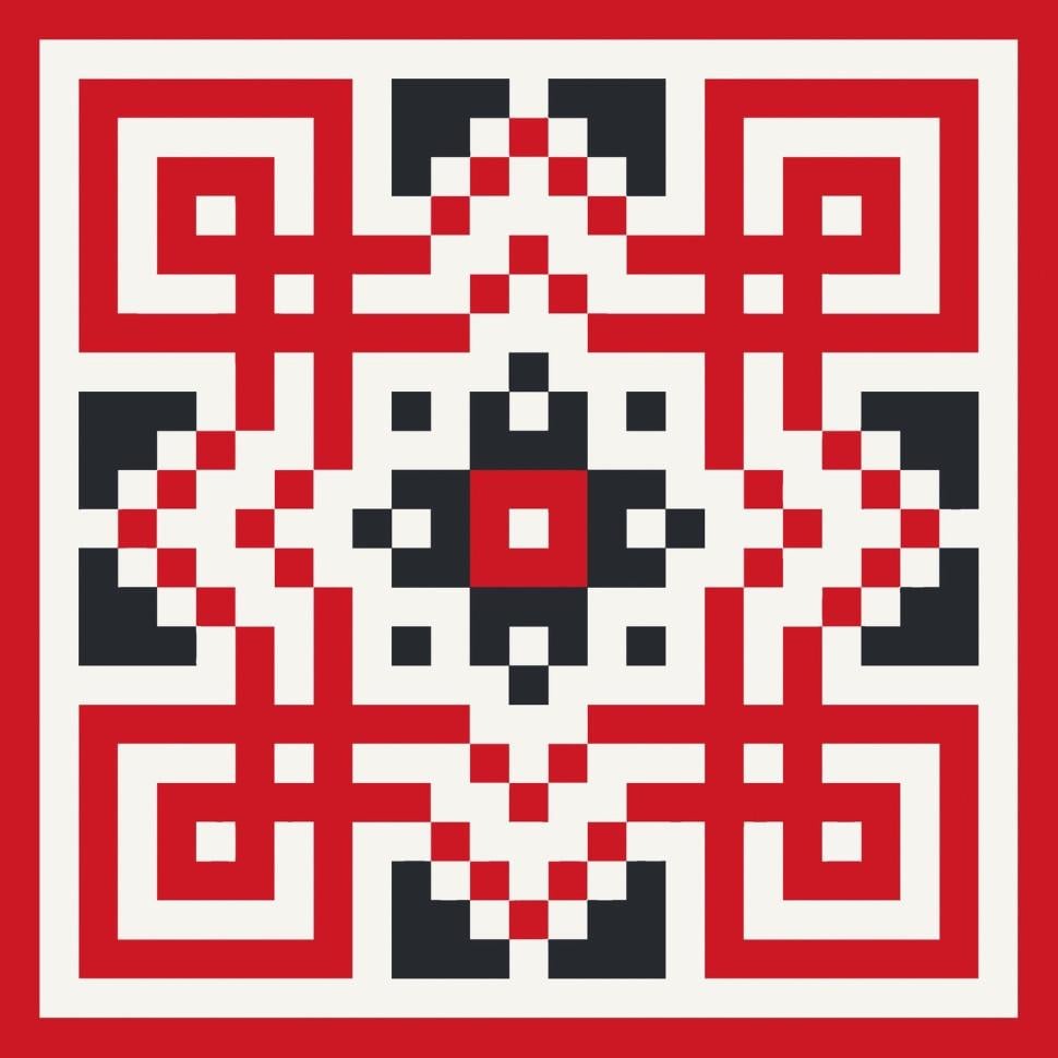 Картина по номерам ART CRAFT Украинский орнамент 30x30 см Разноцветный (PM-194-K-906)