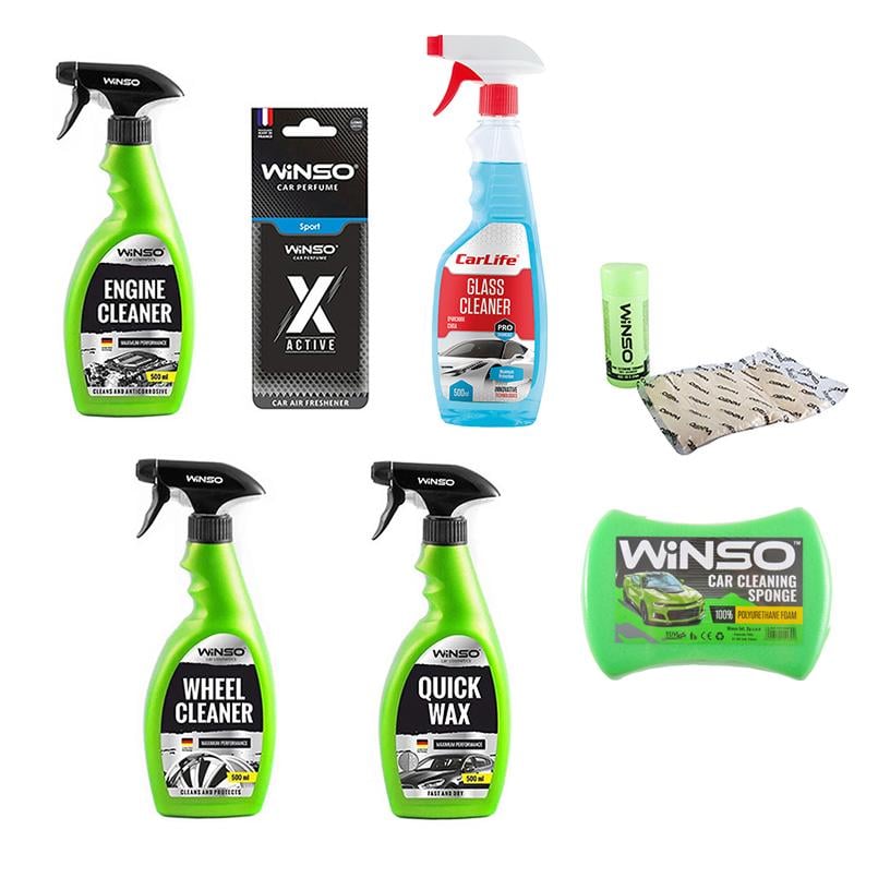 Набор по уходу за авто WINSO 7 ед. (na_41)