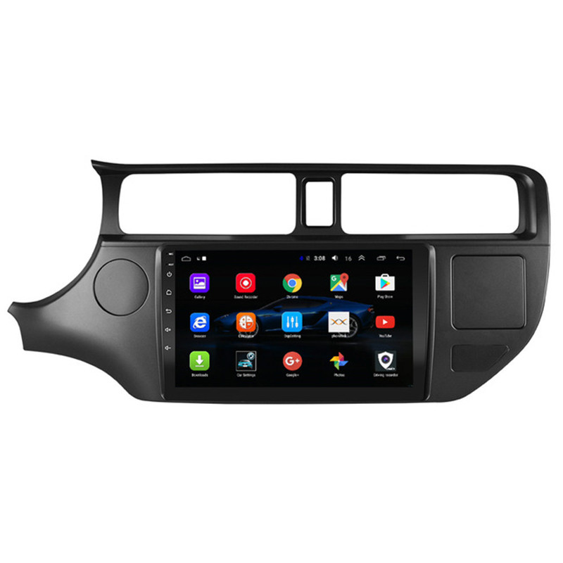Штатная автомобильная магнитола Lesko 9" для Kia Rio (2011-2015г.) 1/16 GB Wi-Fi GPS