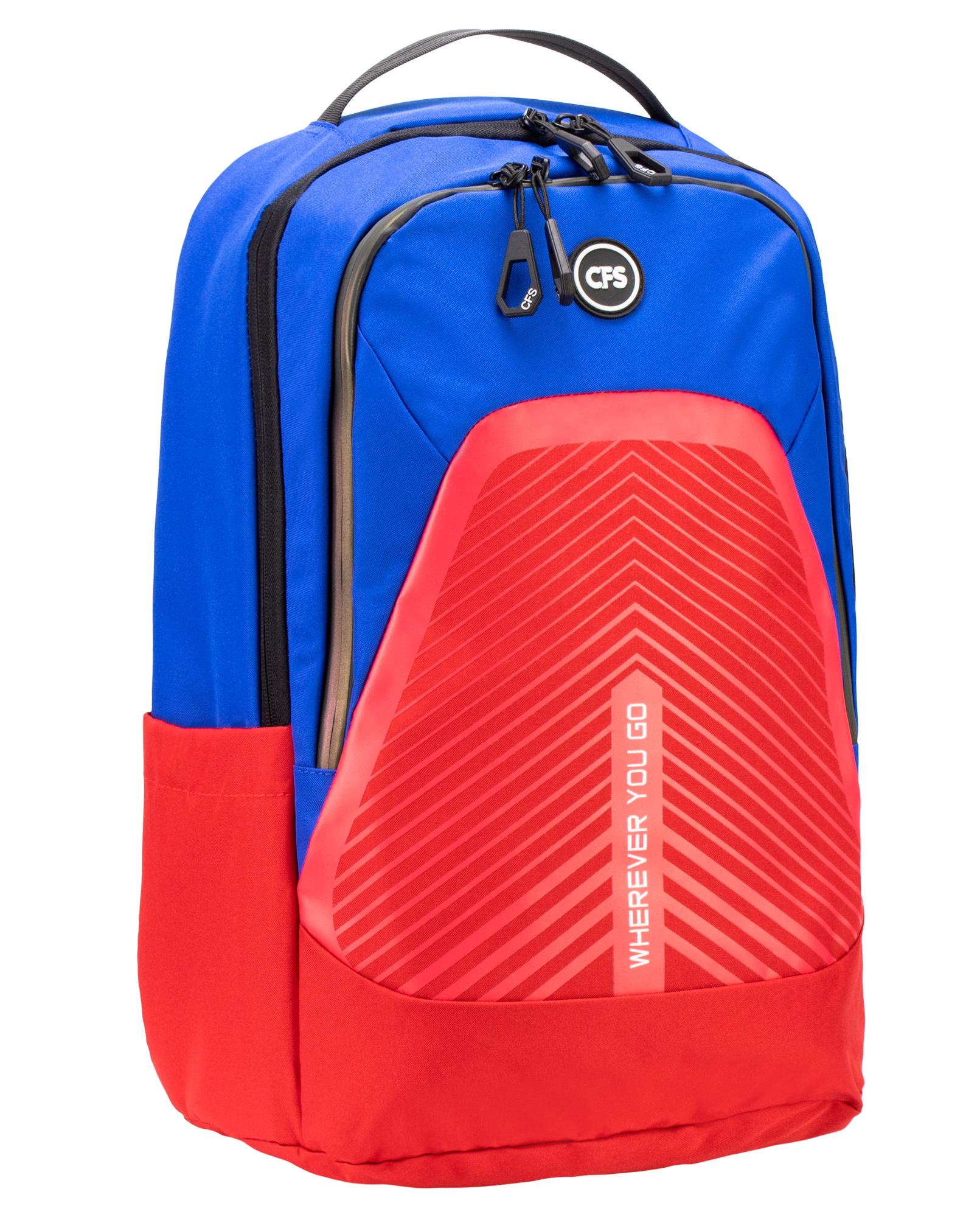 Рюкзак молодежный Cool For School 45x30x13 см 16-25 л Красно-синий (CF86740-01)