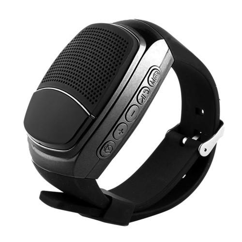 Бездротова Bluetooth колонка SUNROZ B90 у вигляді годинника LCD Чорний (SUN0415)
