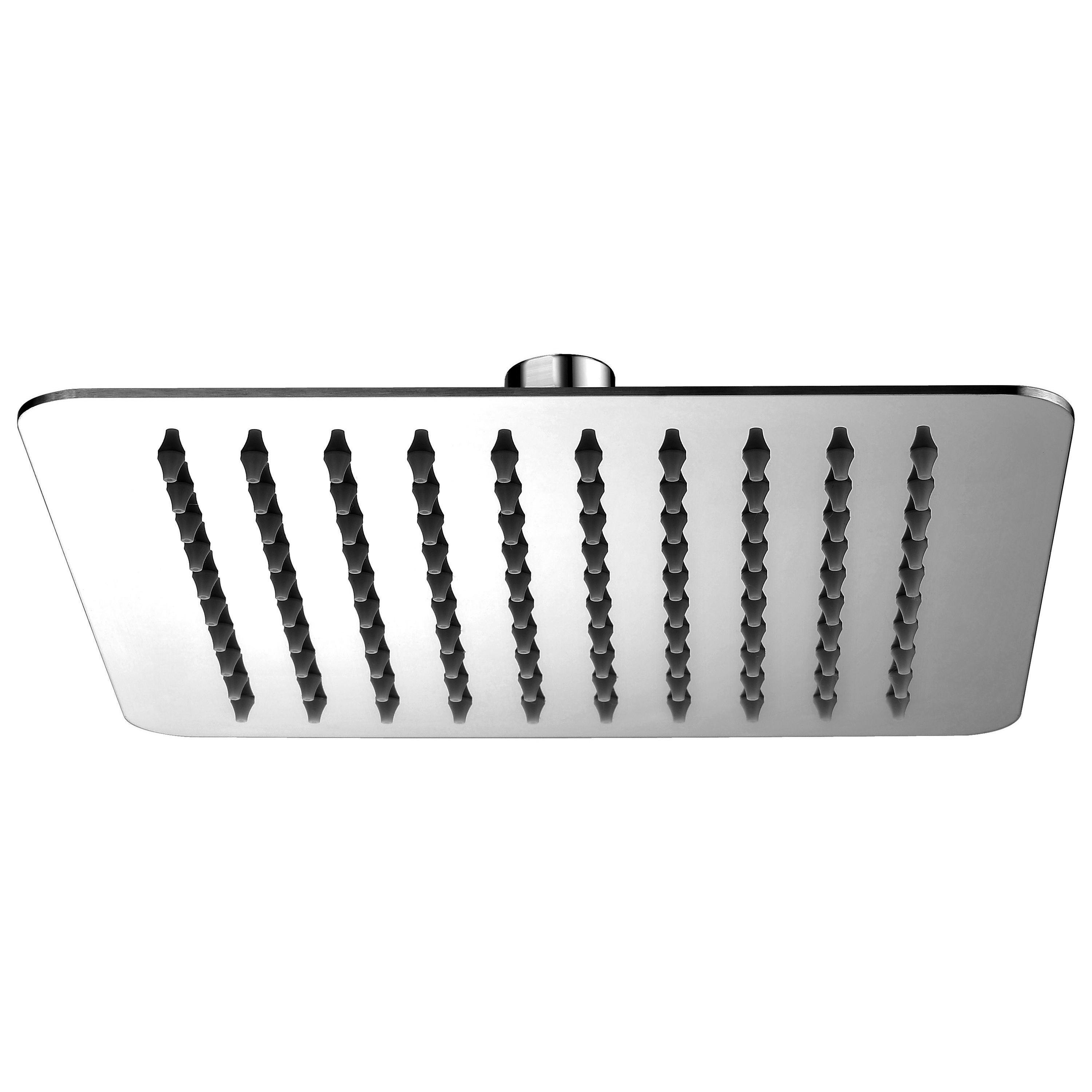 Душ верхний Imprese SQ200SS2 200х200/2 мм Стальной (52743)