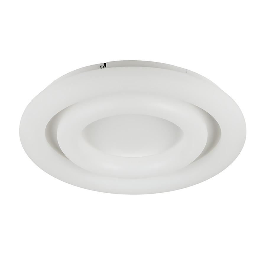 Люстра потолочная светодиодная Levistella 797MX6006 500/330 Лофт с круглым плафоном и пультом Белый (2691309160)