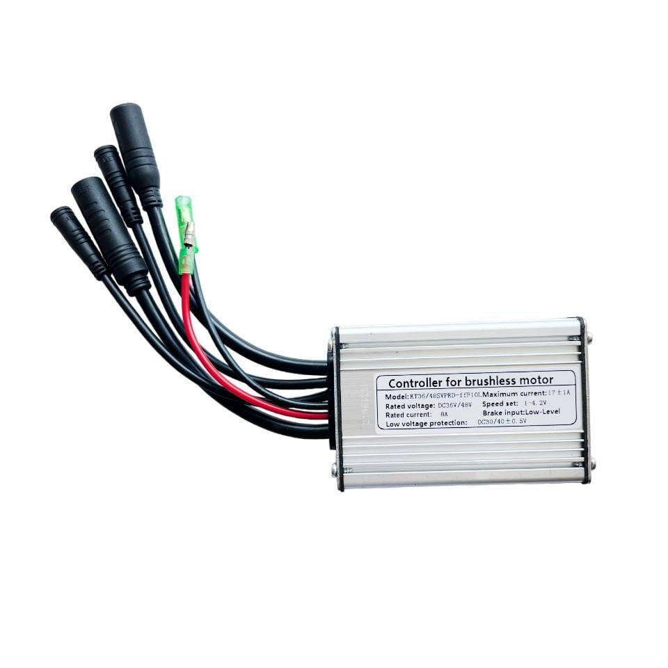 Контроллер Kunteng KT 36V 6 Mosfets sin wave 17A fully waterproof connector без удлинителя на руль (E22661)