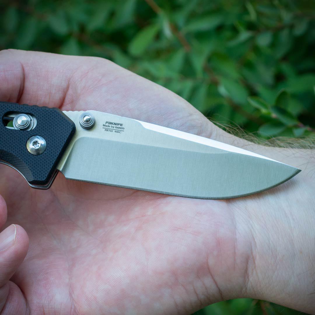 Нож складной Firebird FB7601-BK сталь 440C/рукоять G10 Черный (FB7601-BK) - фото 6