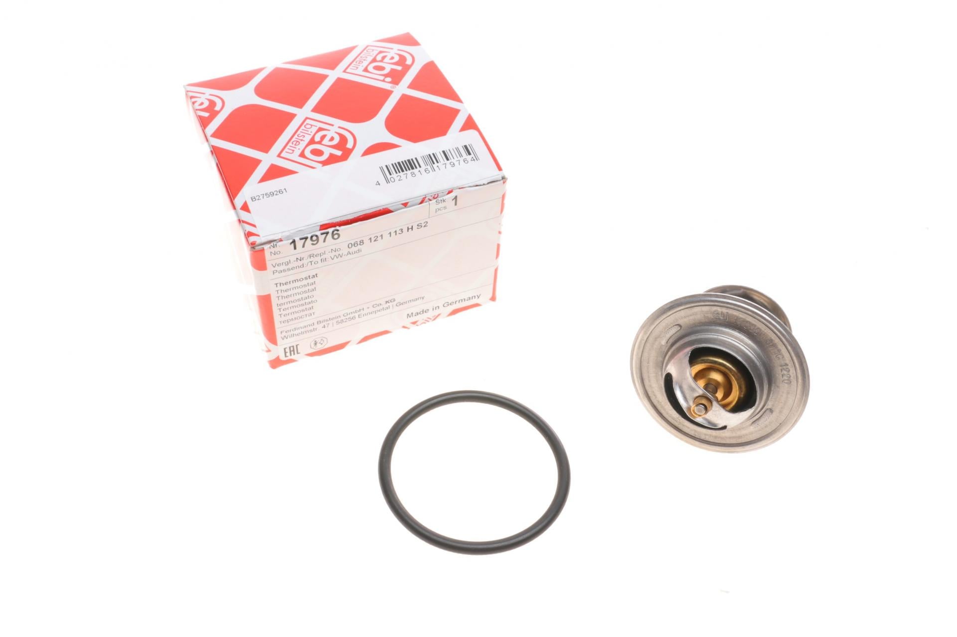 Термостат FEBI BILSTEIN для VW Golf/ Passat 1.6/1.9TD/D 80-05/Skoda Fabia 1.4/1.9TDI/Octavia 1.9/2.0TDI 97-10 17976