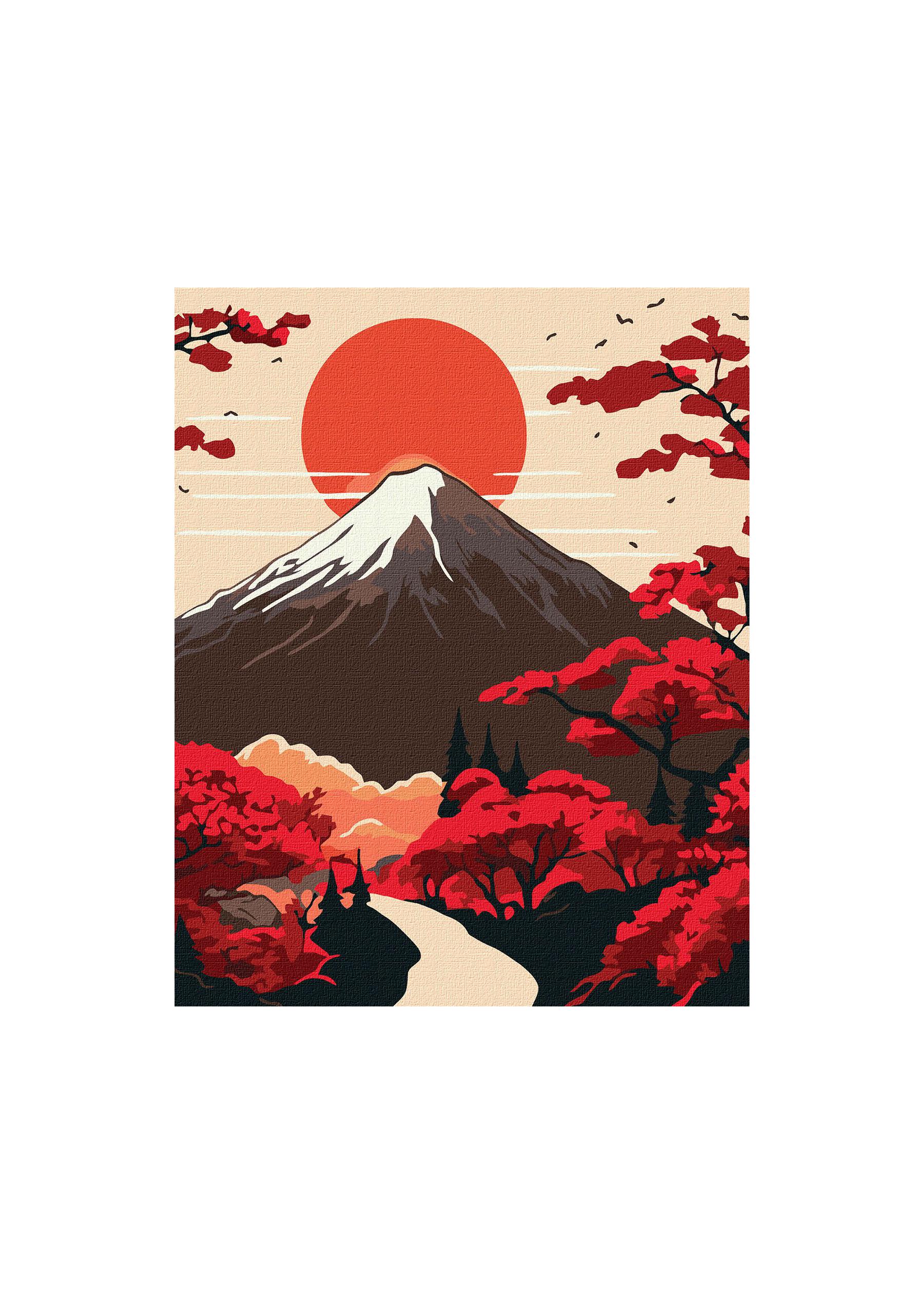 Картина за номерами Ідейка Гора Фудзі 40х50 (КНO5110)