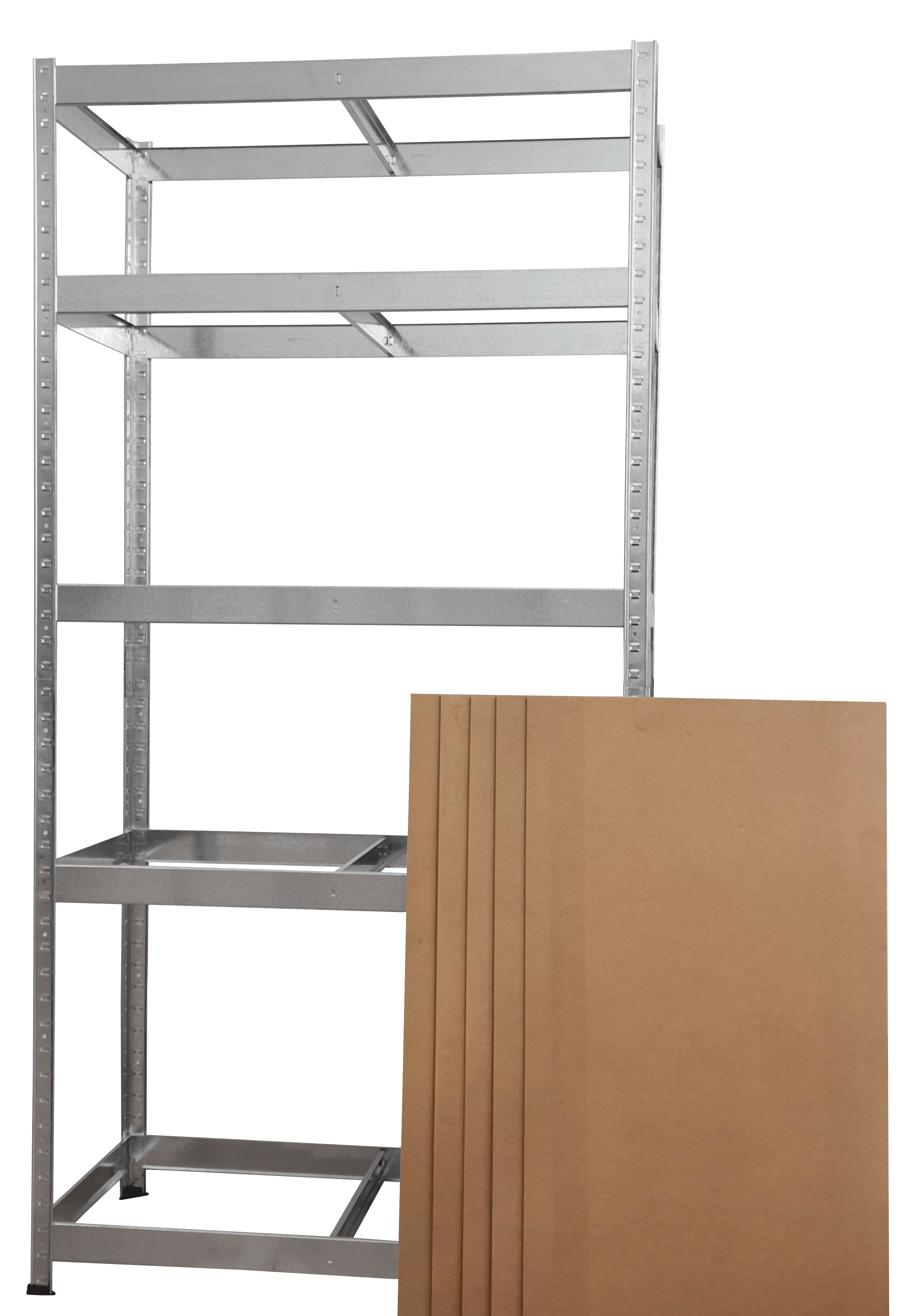 Стеллаж металлический Меткас 2000х1000х450 мм на 5 полок МДФ - фото 4 Стеллаж металлический Меткас 2000х1000х450 мм на 5 полок МДФ - фото 4