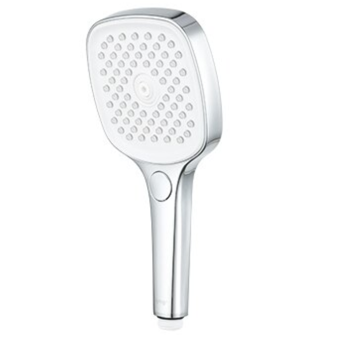 Душевая лейка Gappo G001 с кнопкой 115 мм Белый (129807)