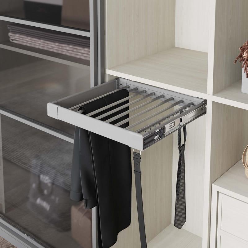 Вішалка для штанів Starax 800 мм Сірий (S-6207-G (015799) - фото 2 Вішалка для штанів Starax 800 мм Сірий (S-6207-G (015799) - фото 2