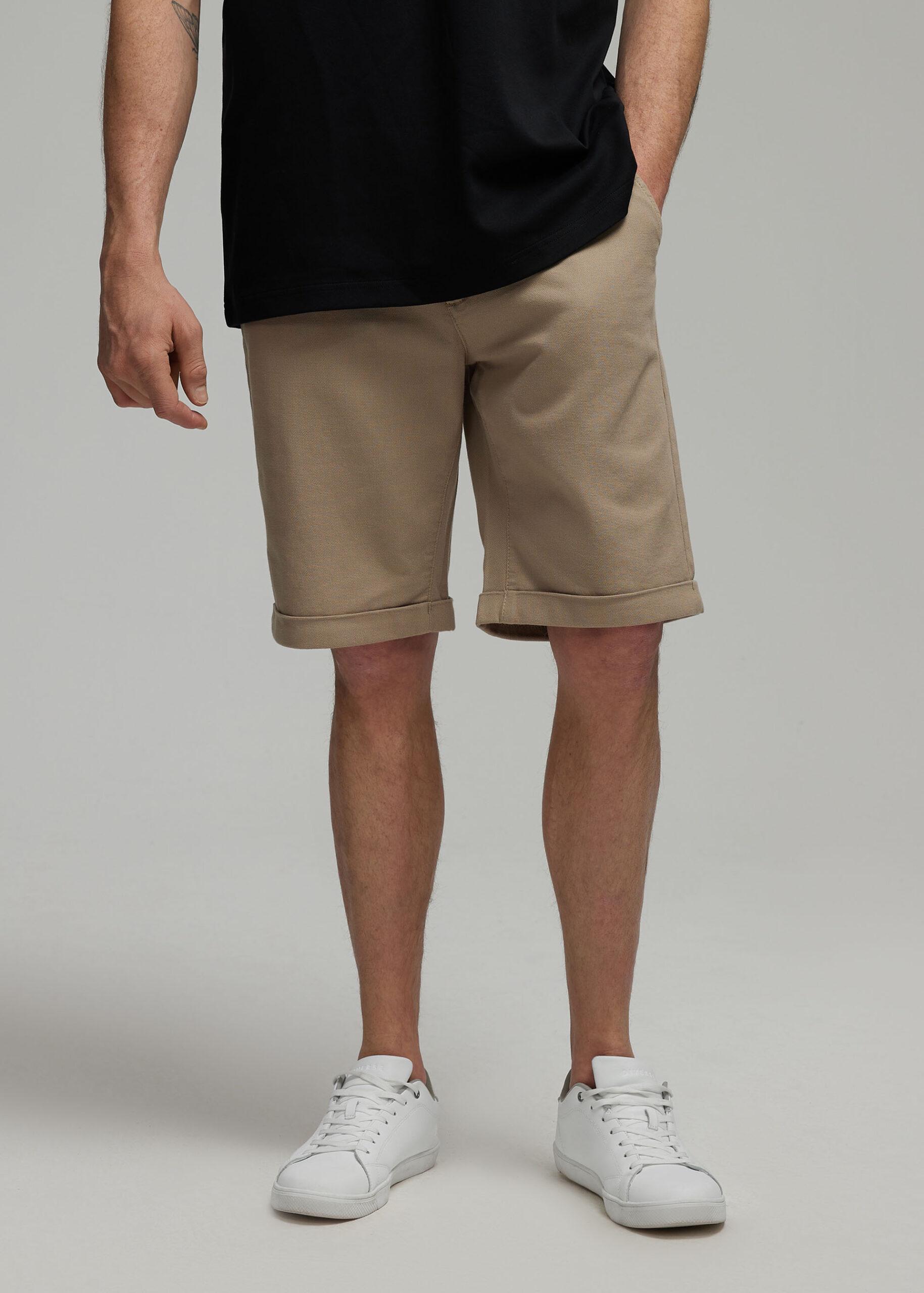 Шорти-чіноси чоловічі Diverse PRM MCM SH р. 31 Бежевий меланж (5905384106742) - фото 2 Шорти-чіноси чоловічі Diverse PRM MCM SH р. 31 Бежевий меланж (5905384106742) - фото 2