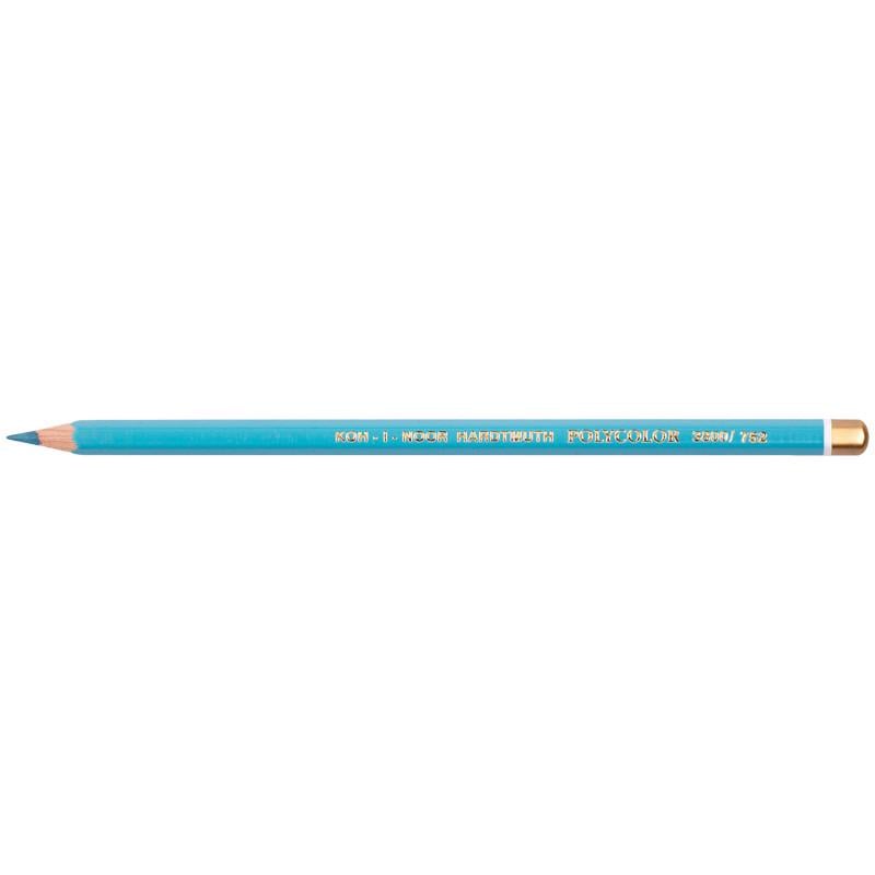 Карандаши художественные POLYCOLOR 12 шт. 3800/752 Medium turquoise (8593539339793)