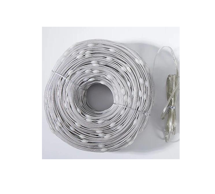 Гірлянда вулична Великі краплі роси 20 м 200 LED з мідним дротом у силіконовому покритті IP44/живлення від розетки USB та холодним білим світлом - фото 5 Гірлянда вулична Великі краплі роси 20 м 200 LED з мідним дротом у силіконовому покритті IP44/живлення від розетки USB та холодним білим світлом - фото 5