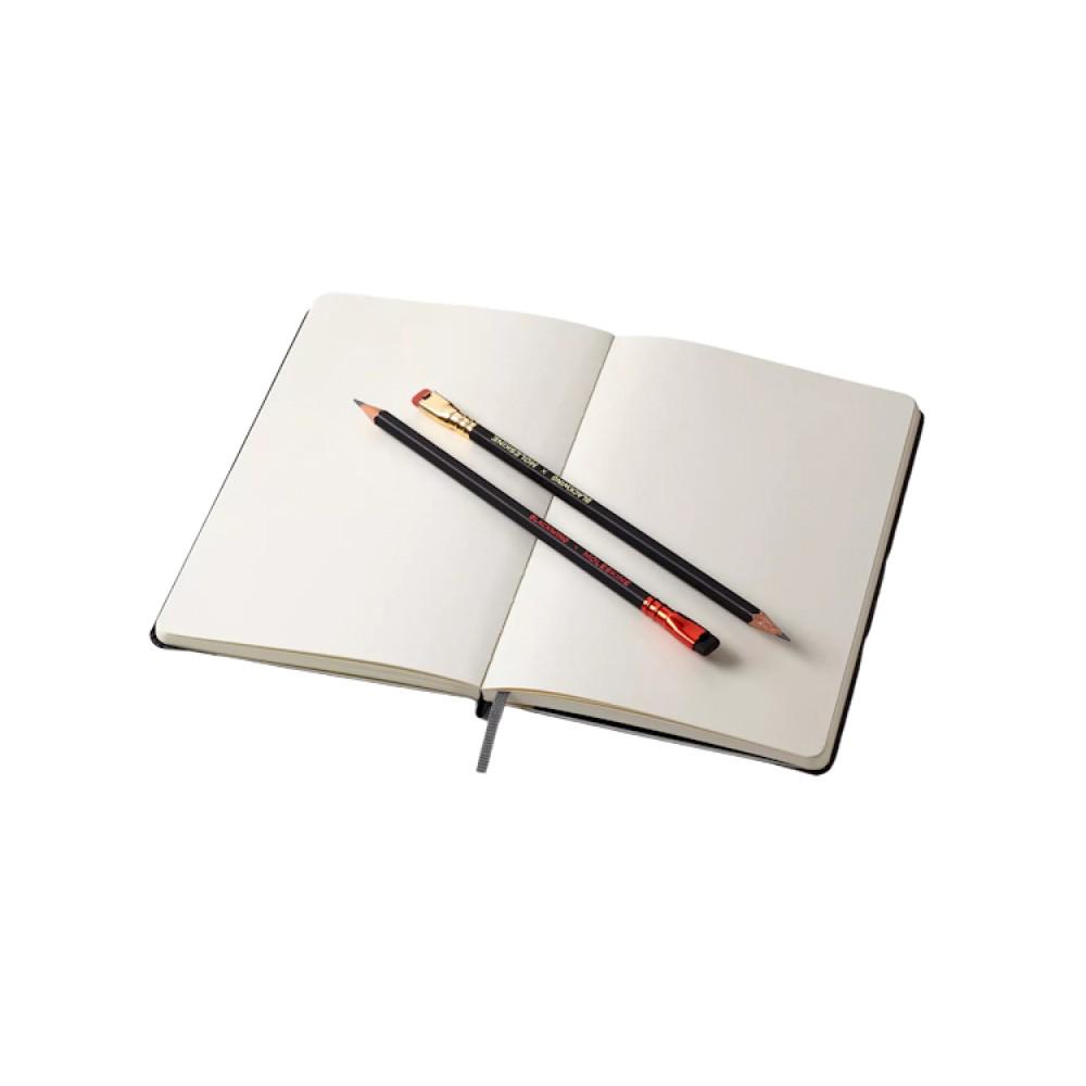 Набор карандашей Moleskine x Blackwing 2 графитовых карандаша HB/2 графитовых карандаша B и точилка Черный (EWBKWKIT1) - фото 6