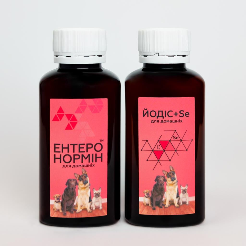 Пробіотик для улюбленців Ентеронормін з Йодіс+Se 20 г 100 мл (10445020)