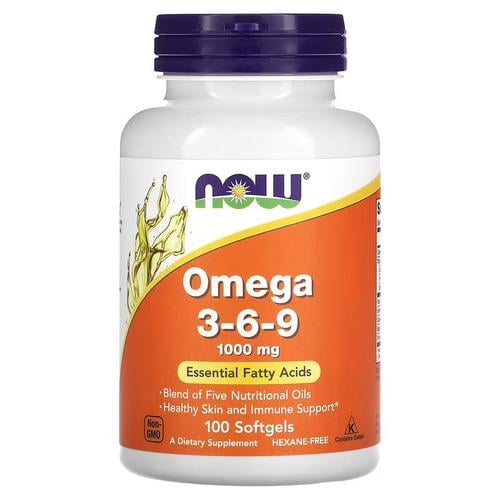 Омега 3-6-9 NOW Omega 3-6-9 1000 мг 100 Softgel (NOW-01835)