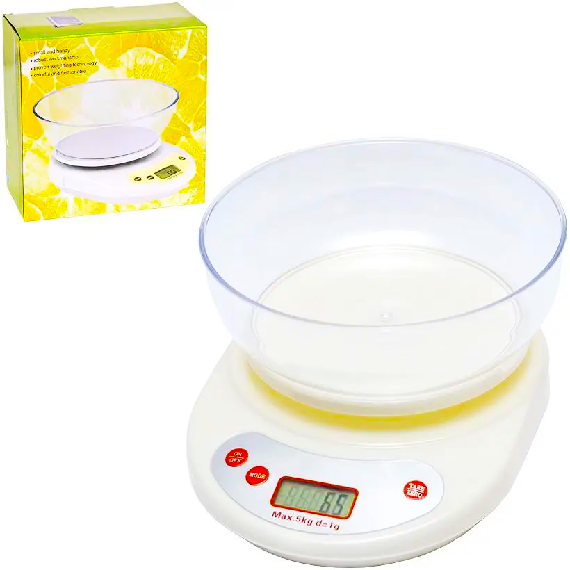 Весы кухонные KE-1 до 5 кг с чашей (21805110) Весы кухонные KE-1 до 5 кг с чашей (21805110)