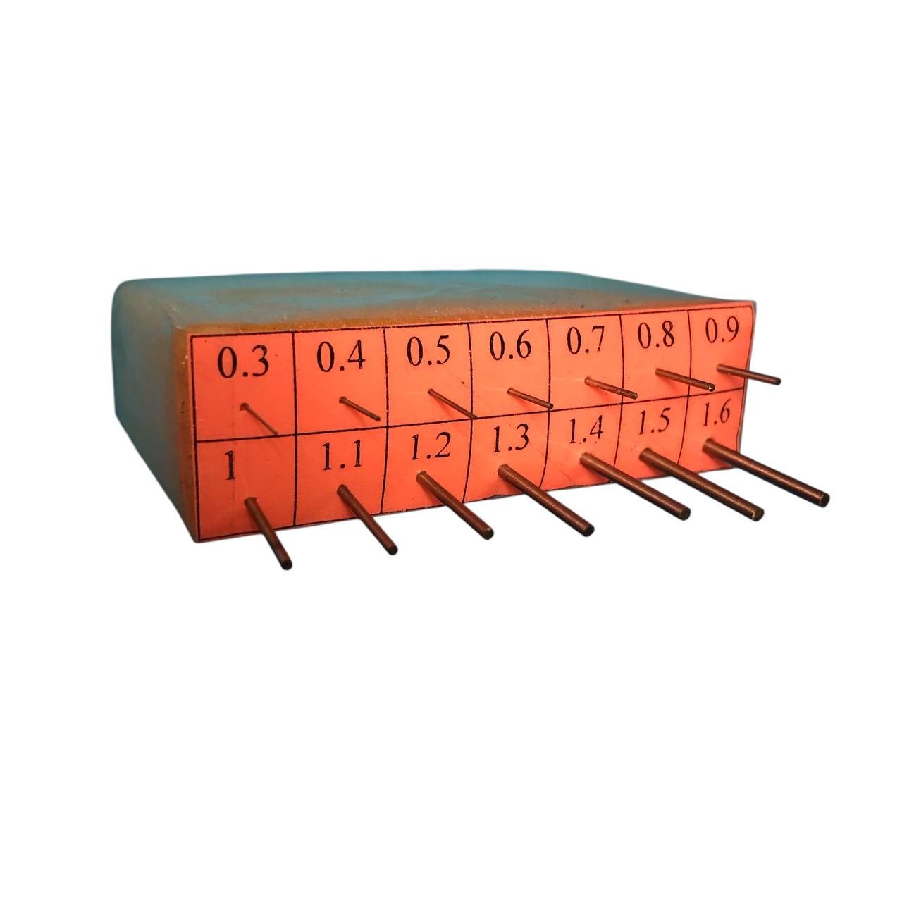 Набор микро сверл для сверления и измерения жиклеров газовых плит 0,3-1,6 мм