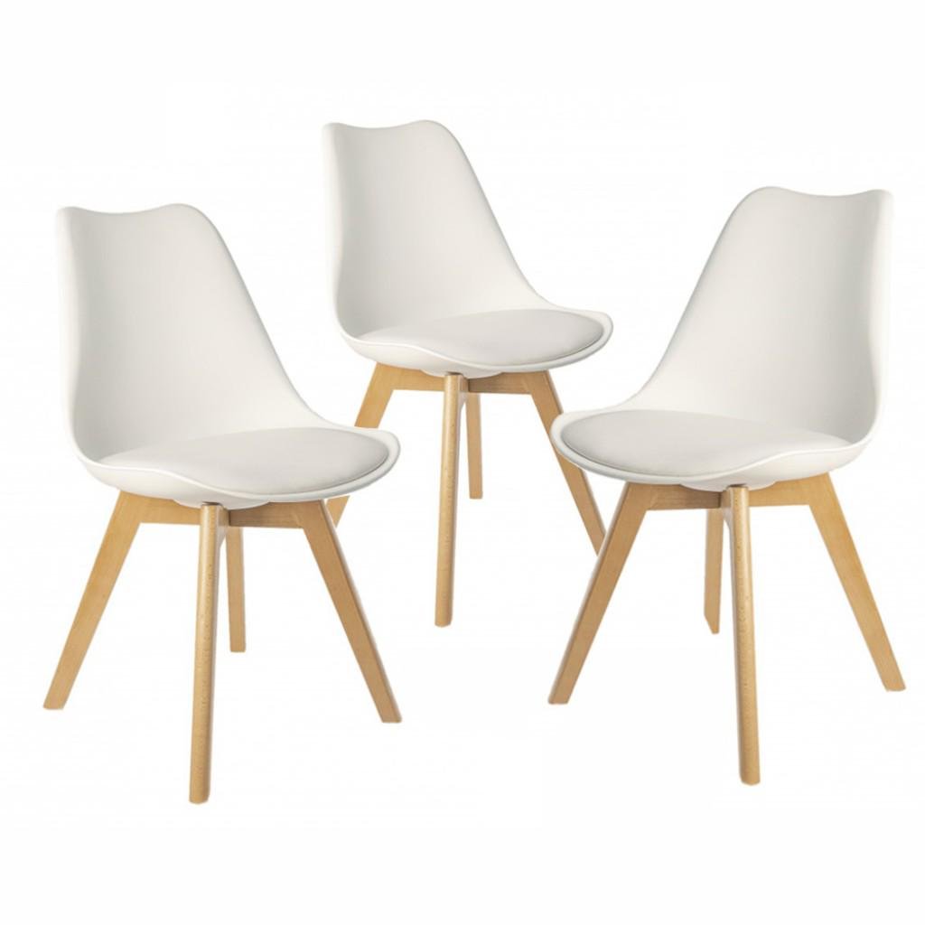 Крісло Bonro B-487 3 шт. Білий (4240064912)