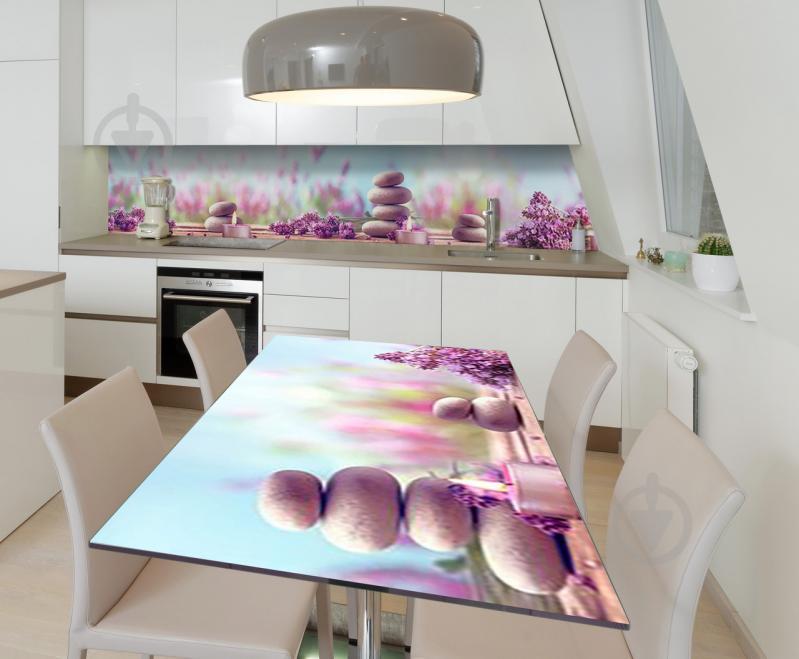 Наклейка виниловая на стол Zatarga  "Пейзаж 3Д"  600х1200 мм