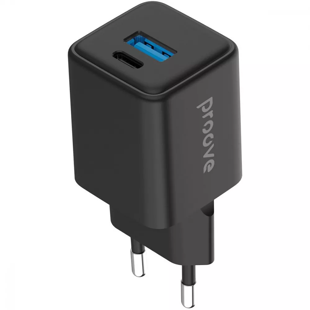 Зарядное устройство для сетевого питания Proove Pocket GaN Type-C USB Power Delivery/Quick Charge 30W Черный (WCPG30110001)