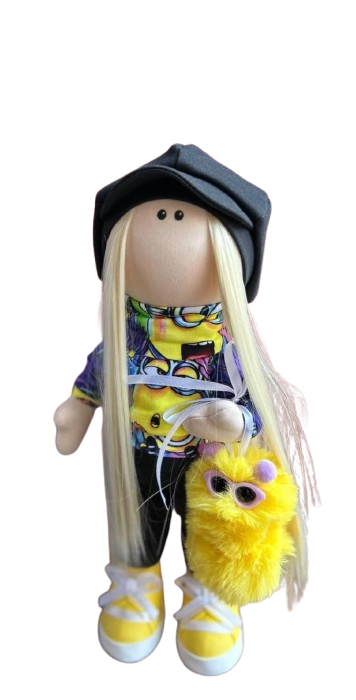 Лялька Тільда Сабріна ручної роботи (3711)